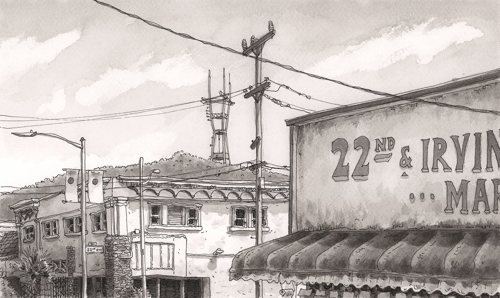 SUTRO • Original Drawing • 22nd & Irving