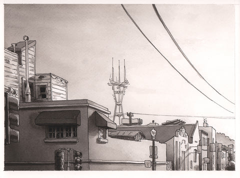 SUTRO • Original Drawing • Folsom