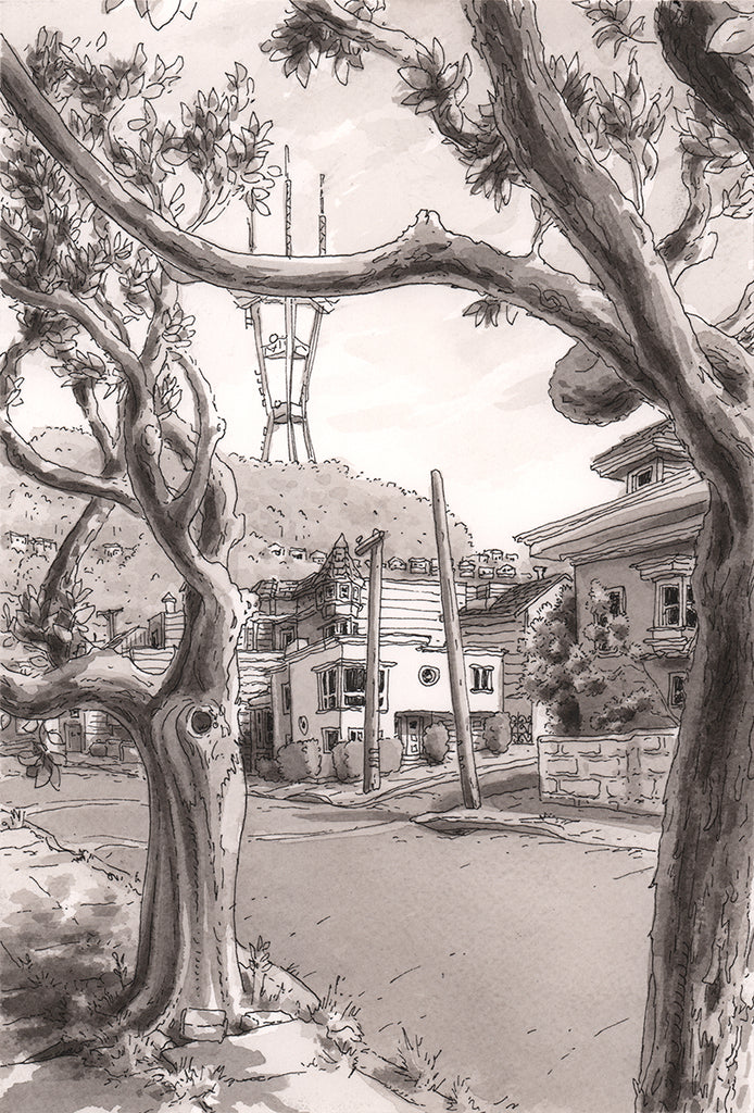 SUTRO • Original Drawing • Lawton Street