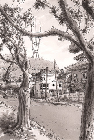 SUTRO • Original Drawing • Lawton Street