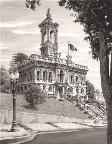 South San Francisco City Hall • Original Drawing
